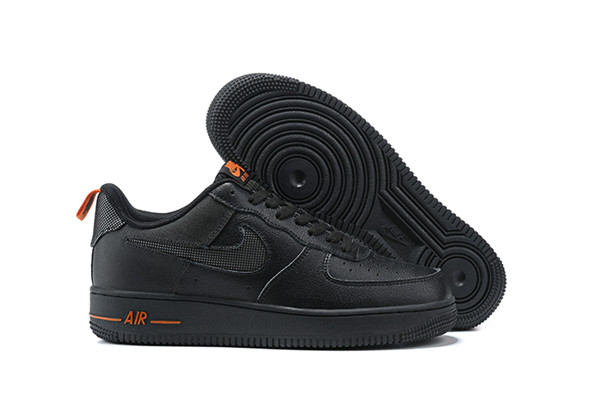 Men's Air Force 1 Black Shoes 084